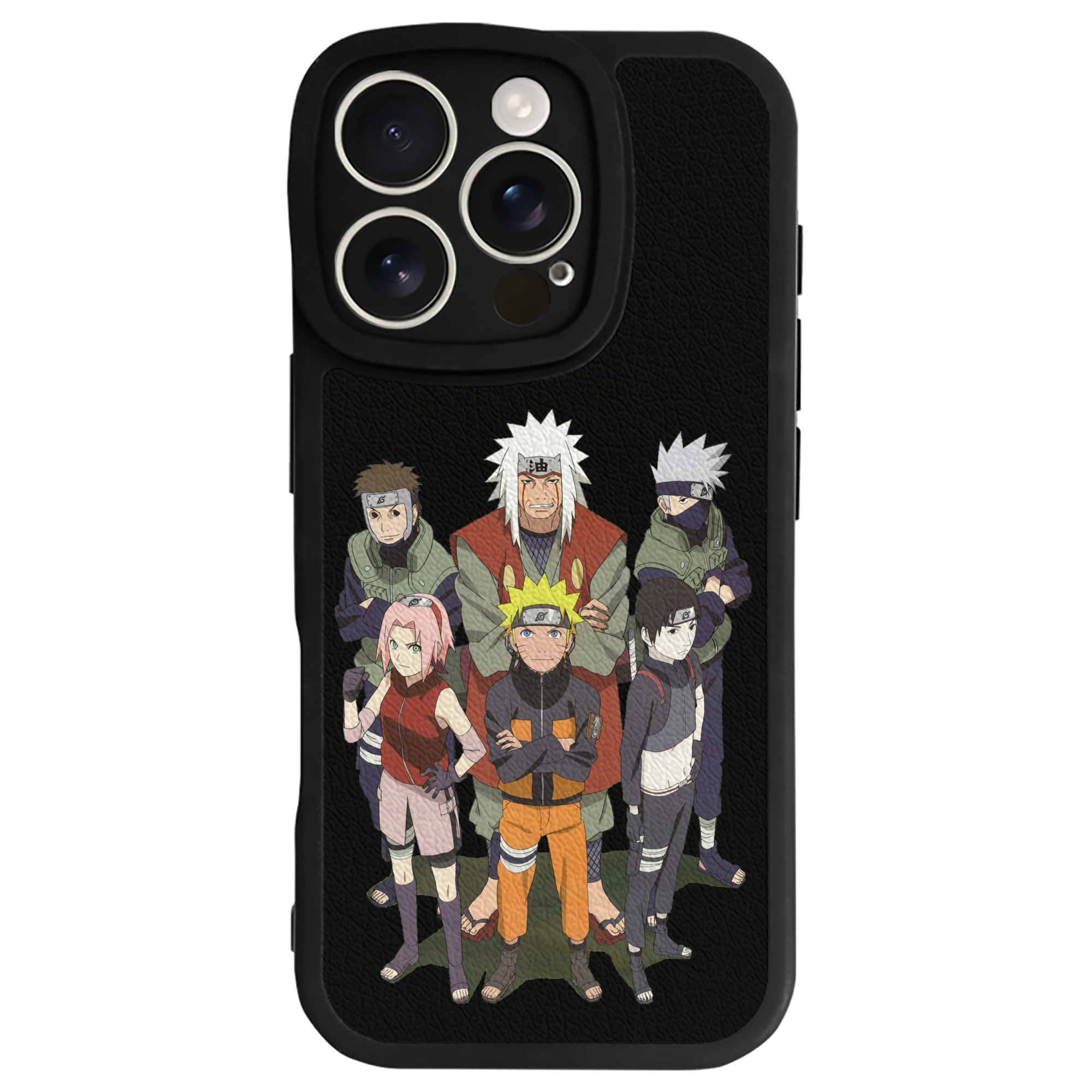 （画像用） NARUTO -ナルト- うずまき ナルト Uzumaki Naruto 【iPhone 16シリーズ対応】シリコンスマホケース（レザー調） 材質：シリコン